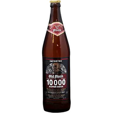 Old Monk 10000 Strong Indian Beer 650ML