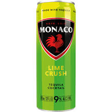 Monaco Tequila Lime Single -12oz