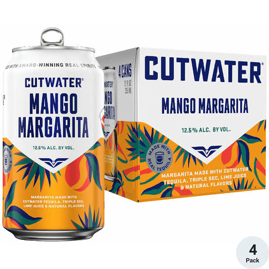 Cutwater Mango Marg 4pk