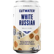 Cutwater Spirits White Russian Vodka & Coffee Cream Liqueur Single - 12OZ