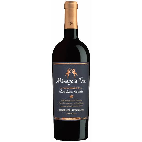 Menage A Trois Cabernet Bourbon Barrel 750 Ml