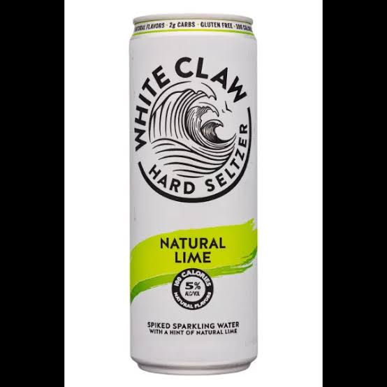White Claw Seltzer Natural Lime Single - 12OZ
