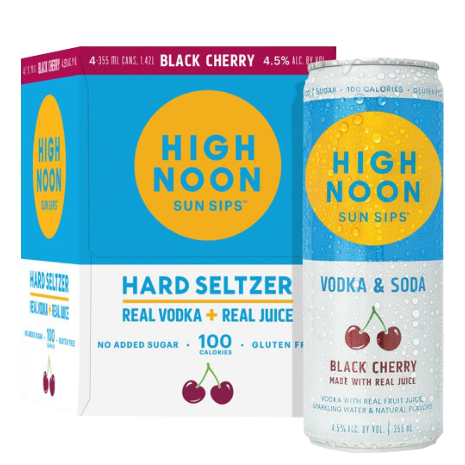 Highnoon Black Cherry Vodka & Soda 4 Pk