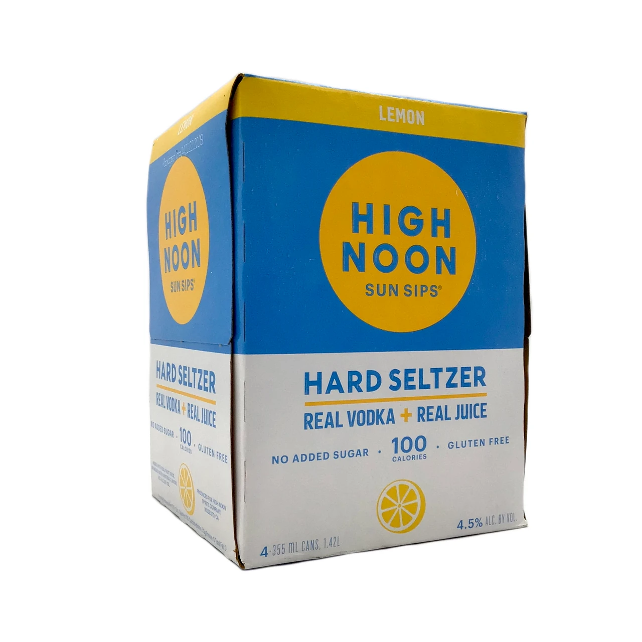High Noon Lemon 4pk