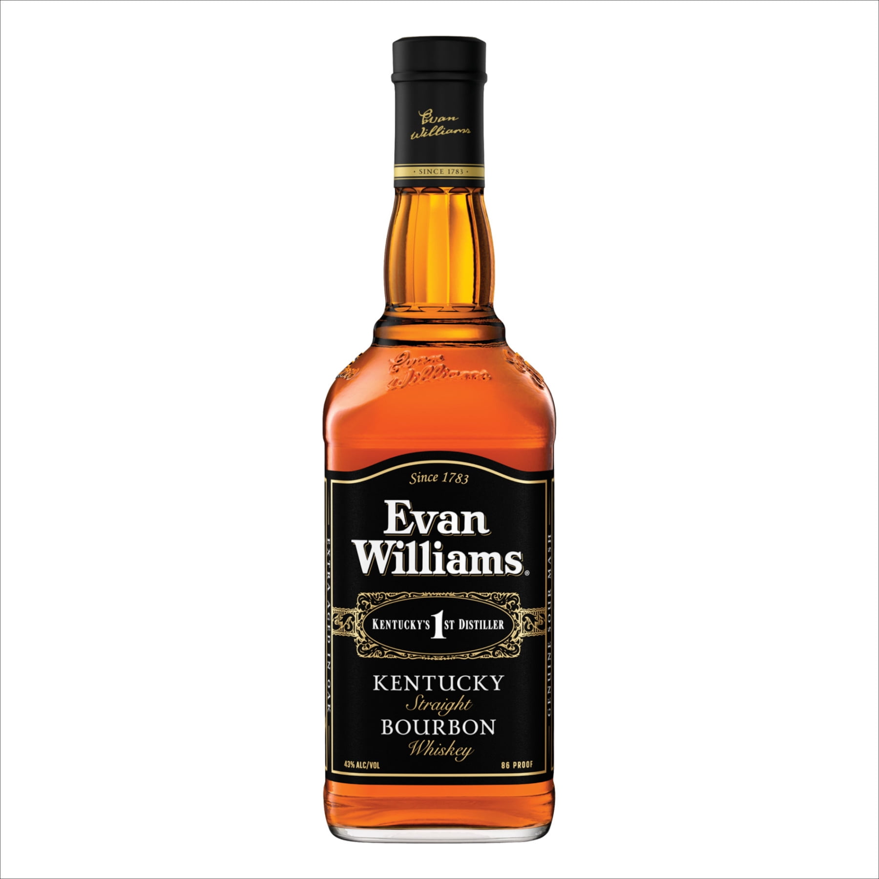 Evan Williams Bourbon Black Label 750ml
