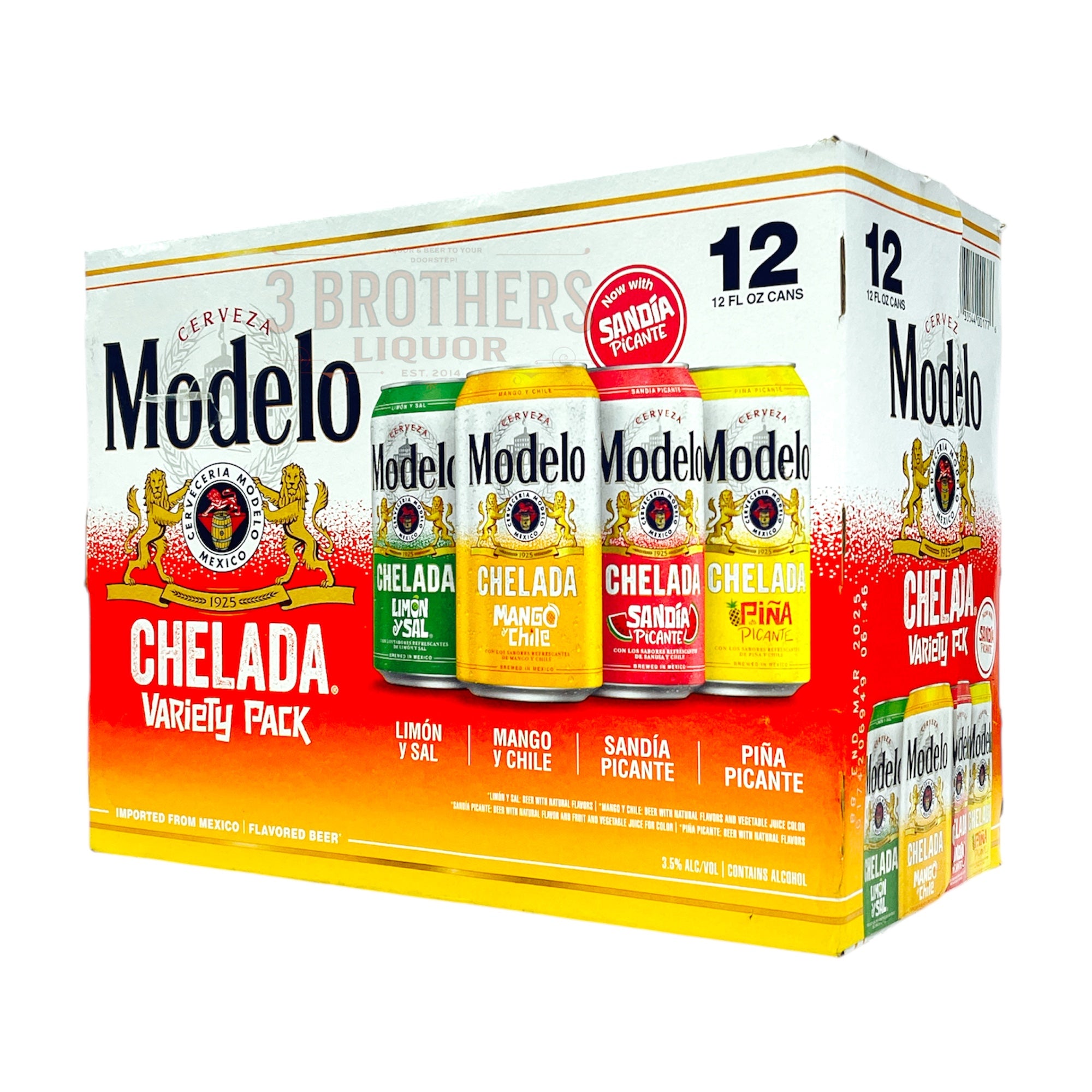 Modelo Chelada Variety 12PK