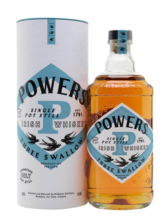John Powers Irish Whisky Three Swallows