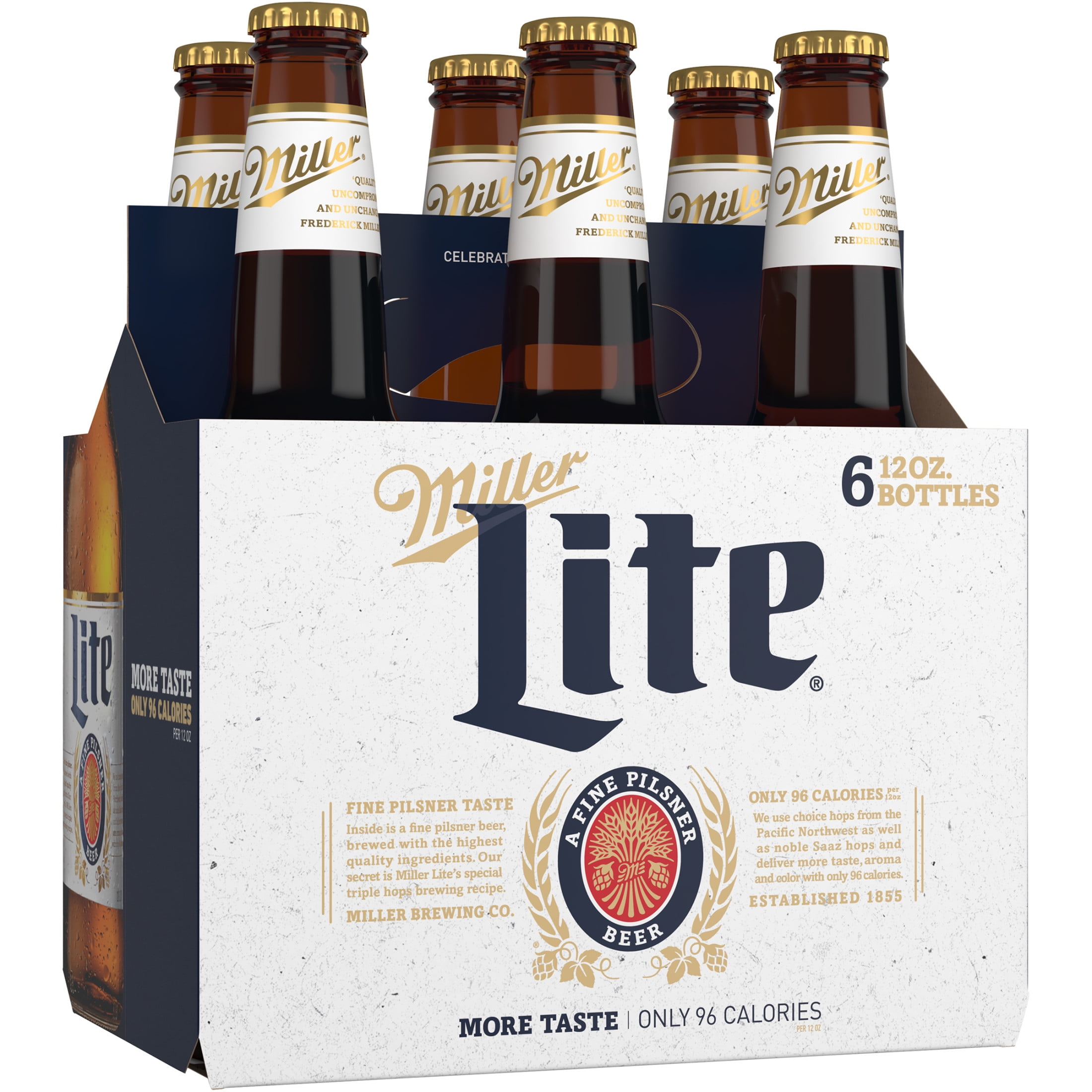 Miller Lite Steine 6PC 12OZ Bo