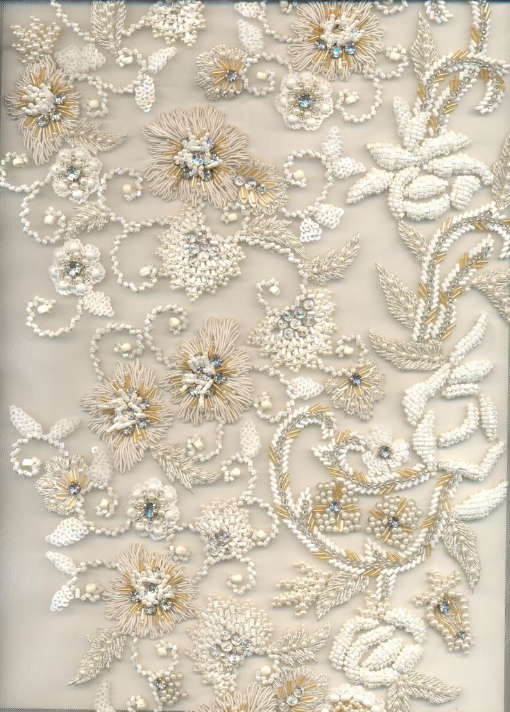 Luminous Pearl Beaded Couture Export - Celestial Embellished Luxury for Global Elite Fashion