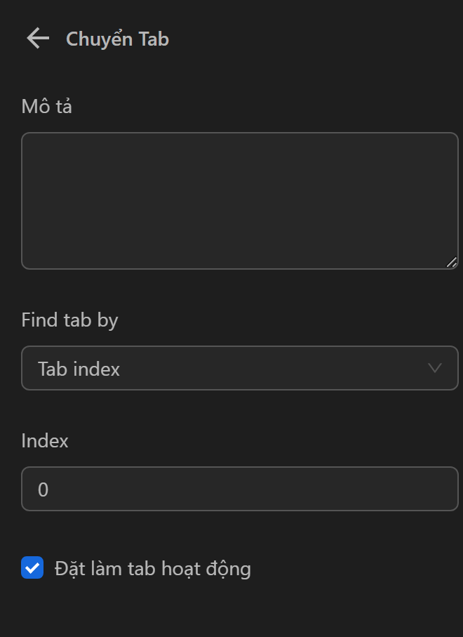 tabs