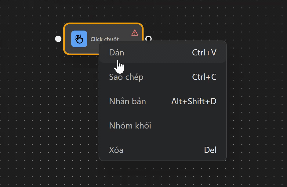 setting node