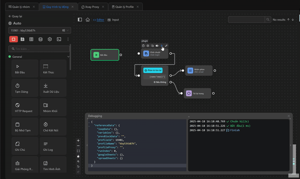 Loop elements