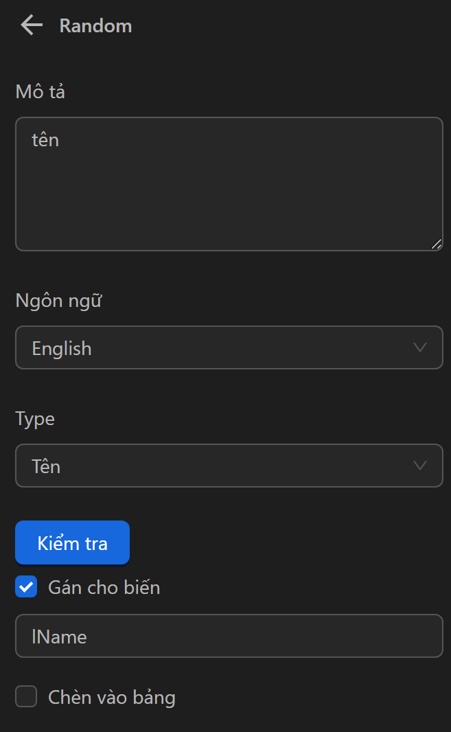 type