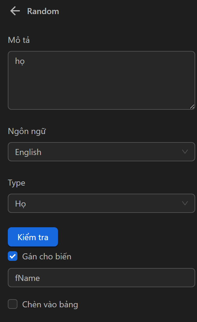 type