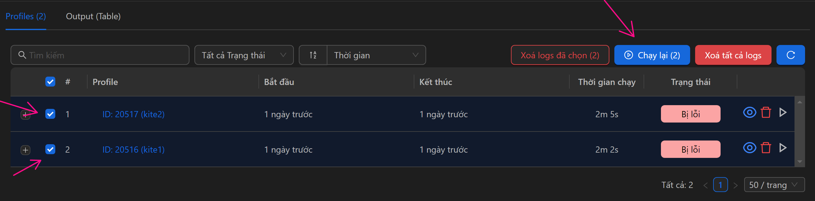 setting node