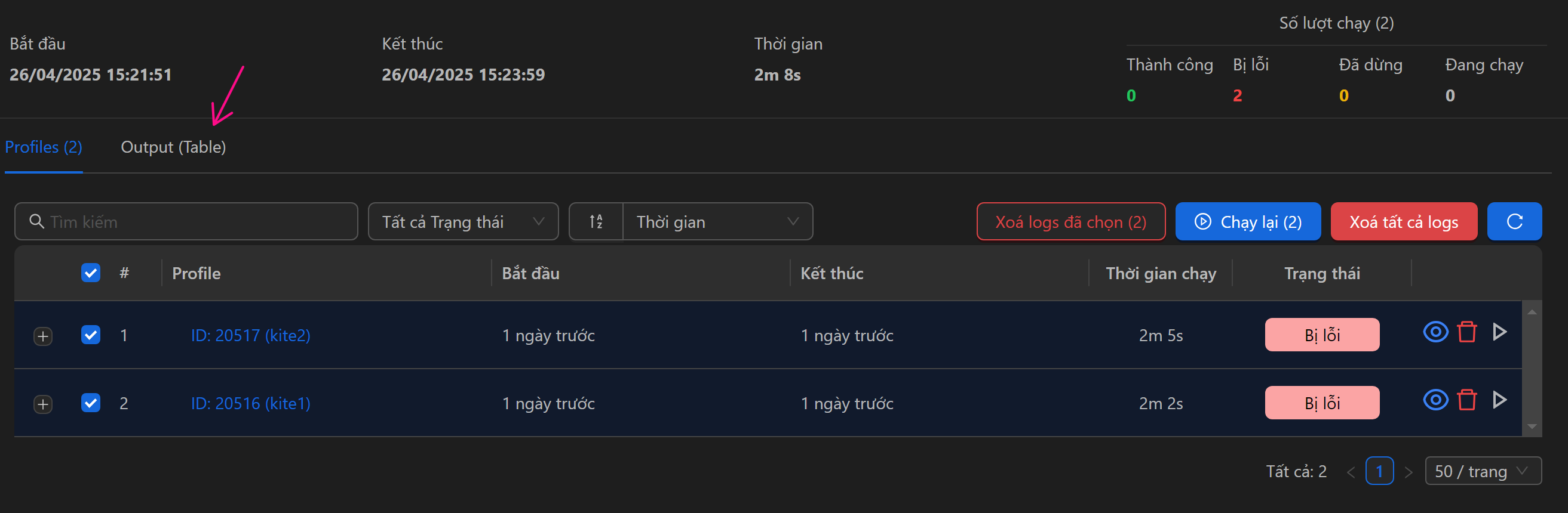 setting node