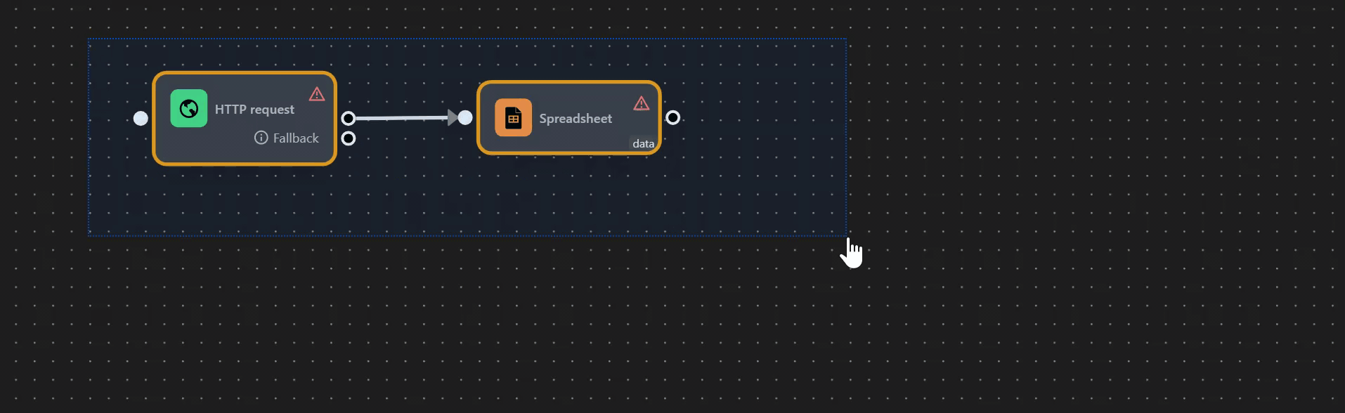 Selecting blocks