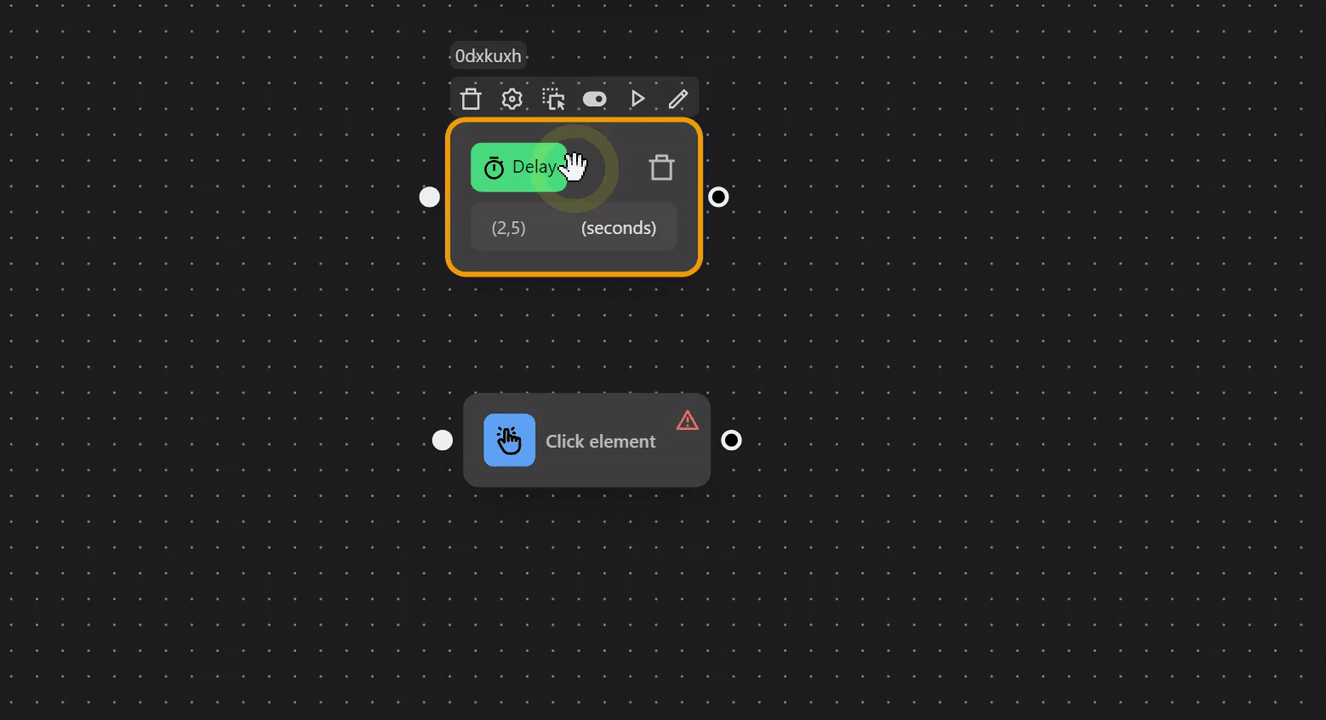setting node