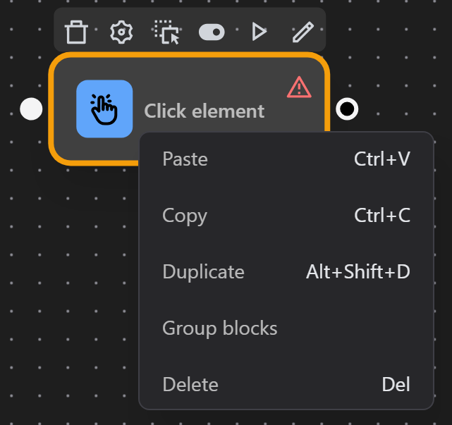 setting node