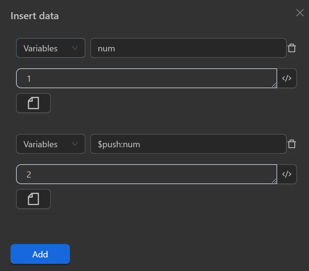 Workflow table