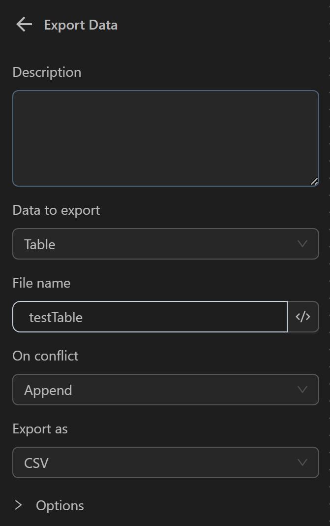 workflow settings