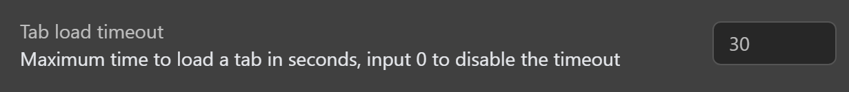 workflow settings