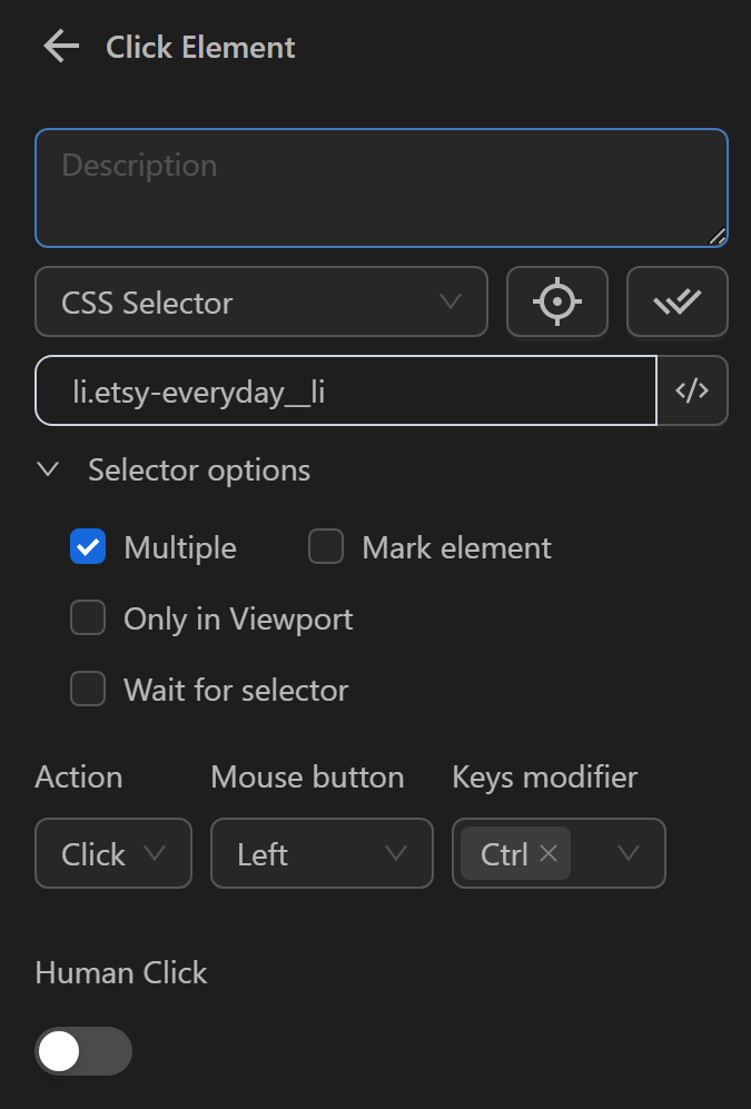 Workflow example