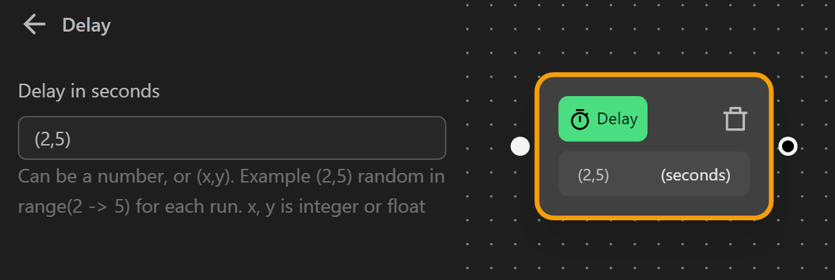 example of pause