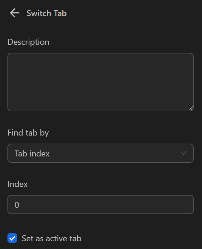 tabs