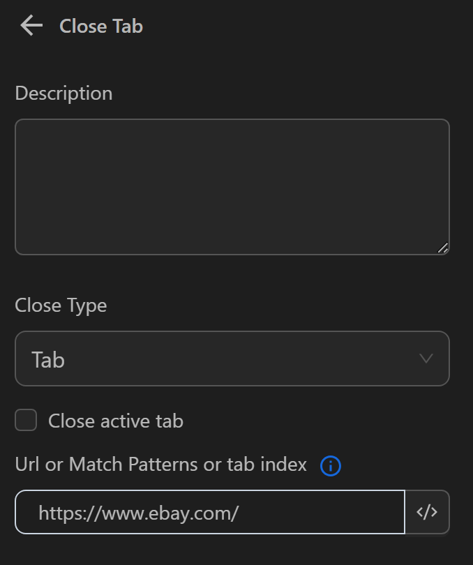 tabs