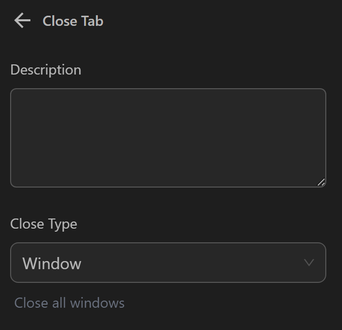 tabs