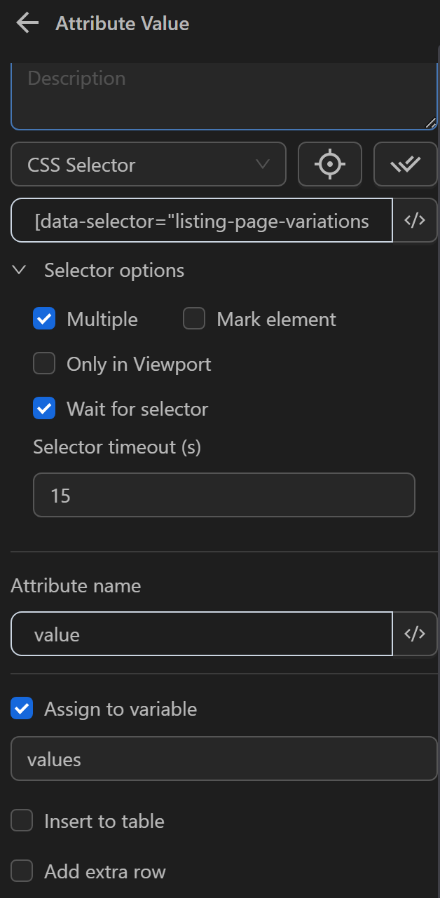 Attributes