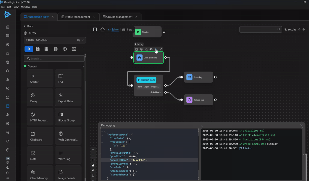 Loop elements
