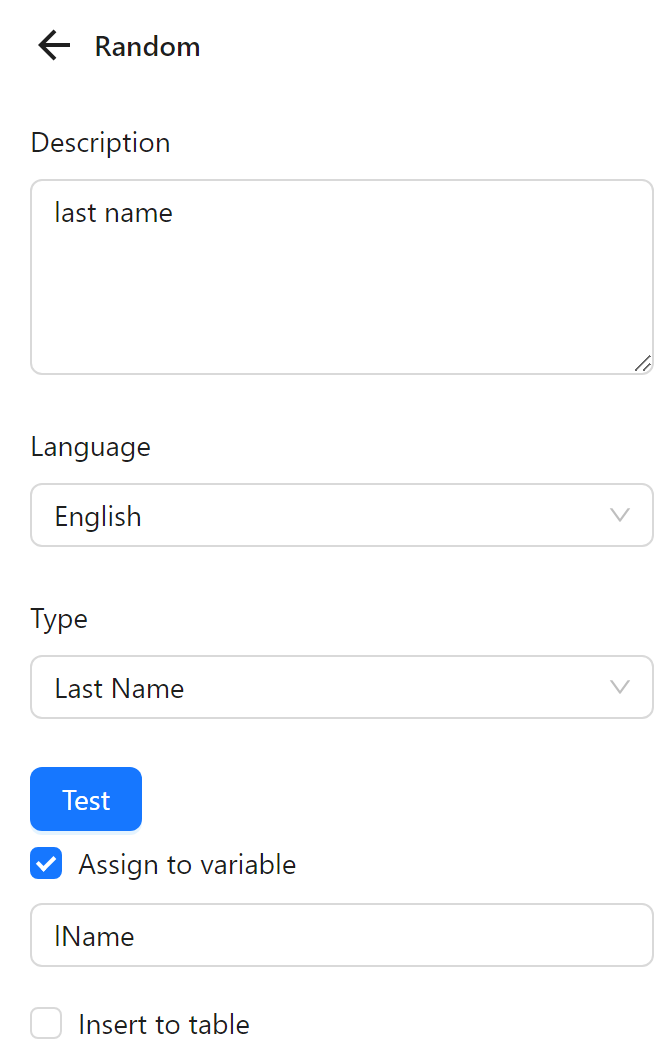 type