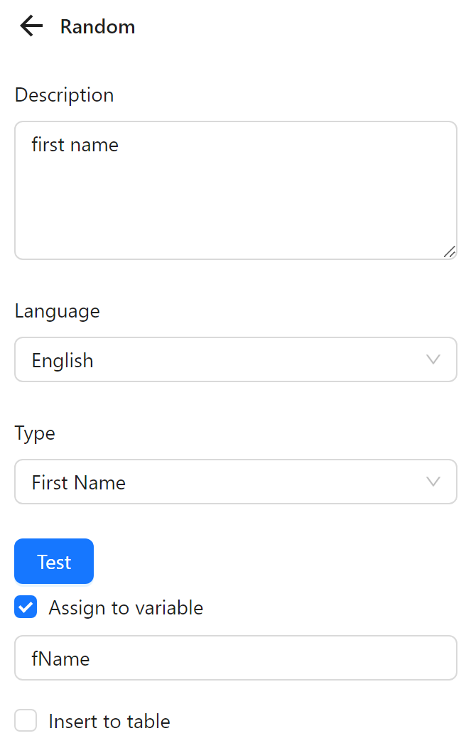 type