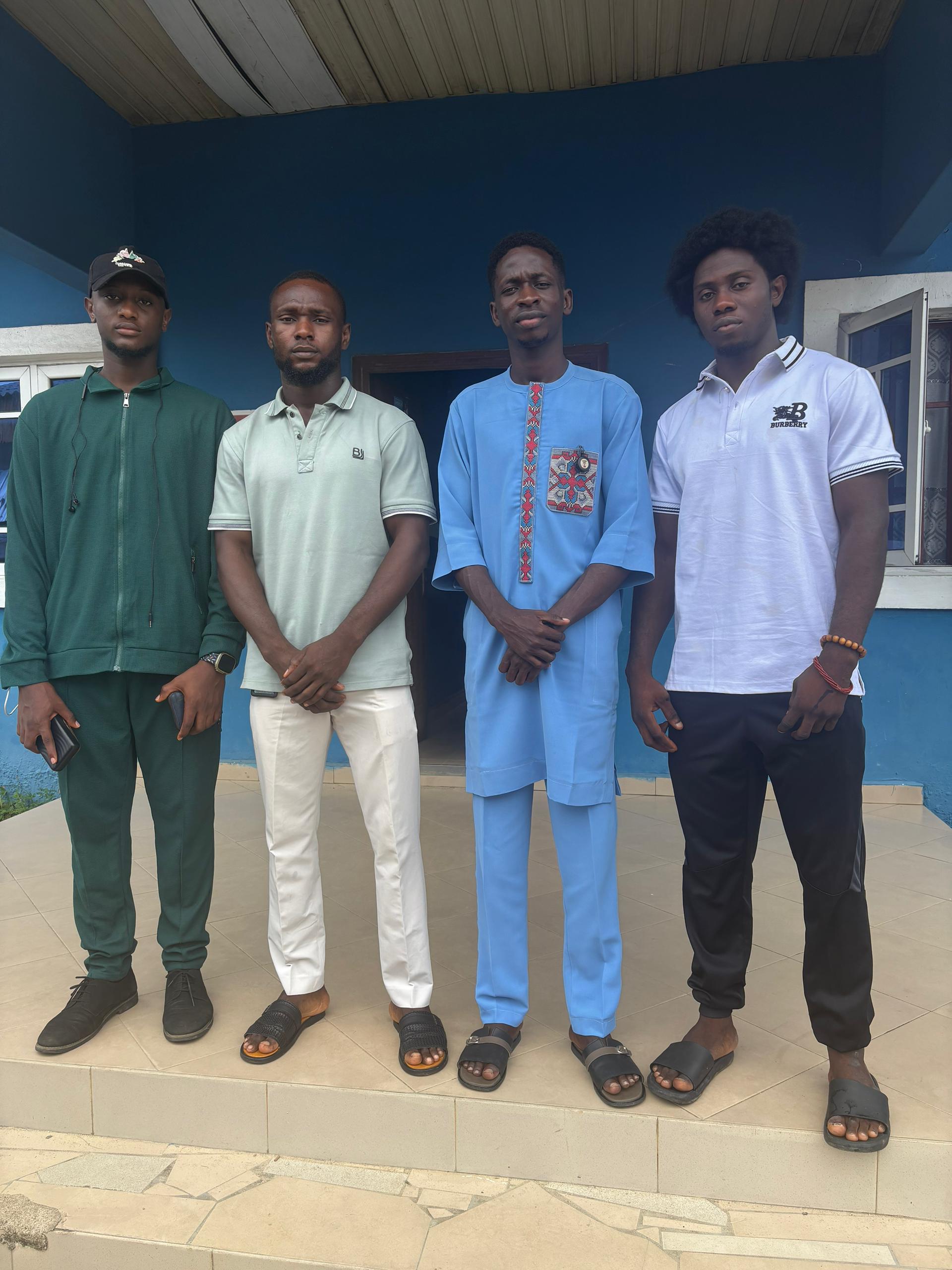 Eazyfights X Team Uniport representatives with Comr. Bolarinwa David, SUG Director of Sports, UNIPORT