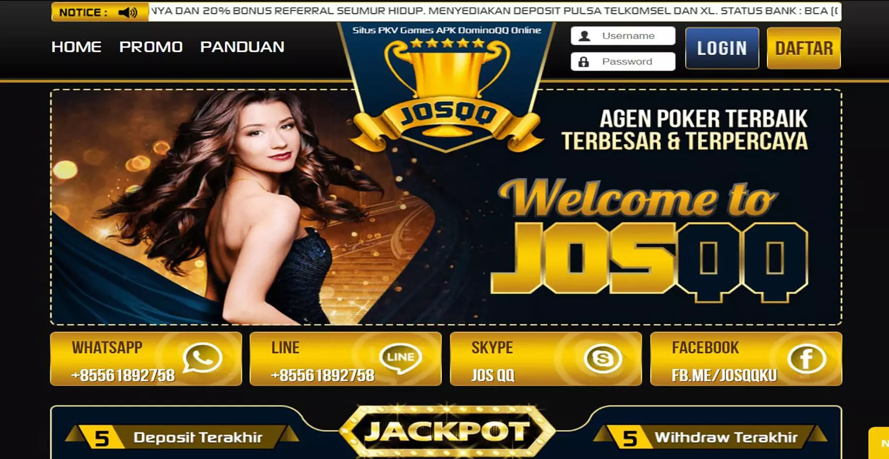 Dominoqq Situs Josqq Judi Qq Online Dan Bandarqq Pkv Online