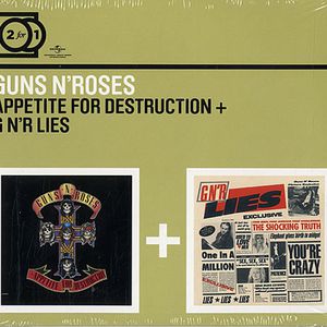 2 for 1: Appetite for Destruction + G N'R Lies Cover