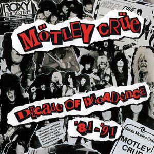 Decade of Decadence '81-'91 Cover
