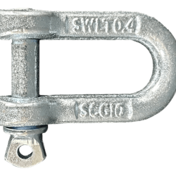 D-Shackle for anchor and chain