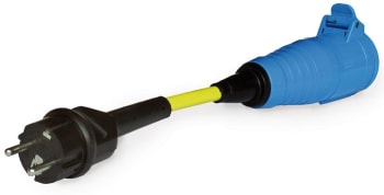 Adapter til Schuko-støpsel 16A