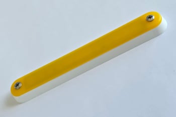 LED Lys Resolux 195, gult glass 12 LED 24V