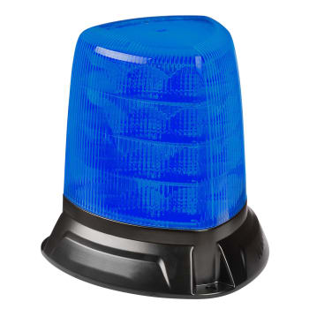Aero Beacon LED Blå flenset 10-33VDC høy (QUADRA STACK)