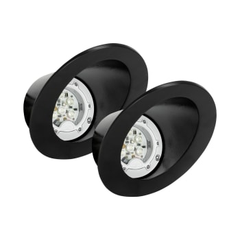 LED Flomlys baug kit 2x18W Alu. bolt mont