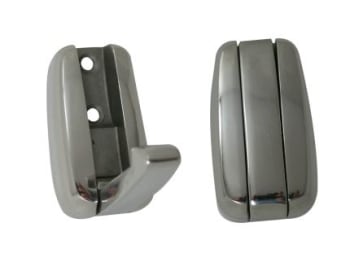 Foldbar klesknagg 50mm SS316