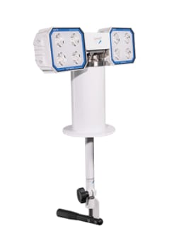Søkelys 250mm ut/500mm inn 12-24V 120W smal/bred