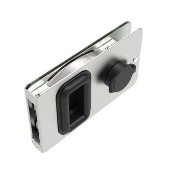 Skyvedørslås Flush Vanntett Aluminium