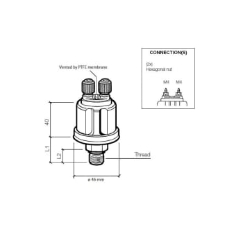 Girgiver 25bar M14X1,5 2 polet