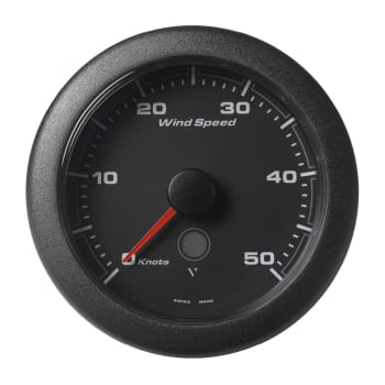 Vindhastighet 0-50knop 85mm sort OceanLink