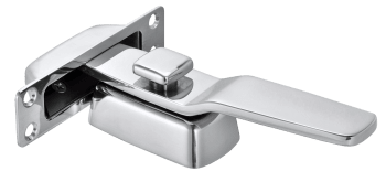 Dørlås/slåe m/flush mottaker SS316